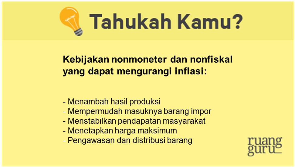 Cara Mengatasi Inflasi Oleh Pemerintah Indonesia | Ekonomi Kelas 11